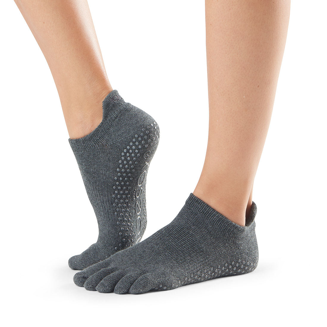 ToeSox Full Toe Low Rise Grip Socks