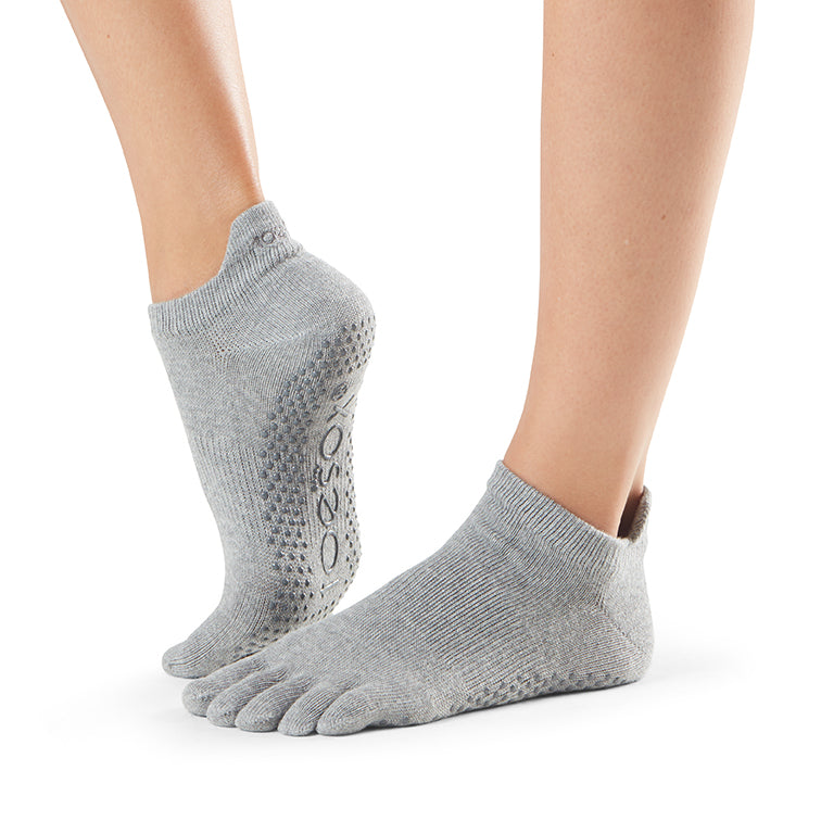 ToeSox Full Toe Low Rise Grip Socks