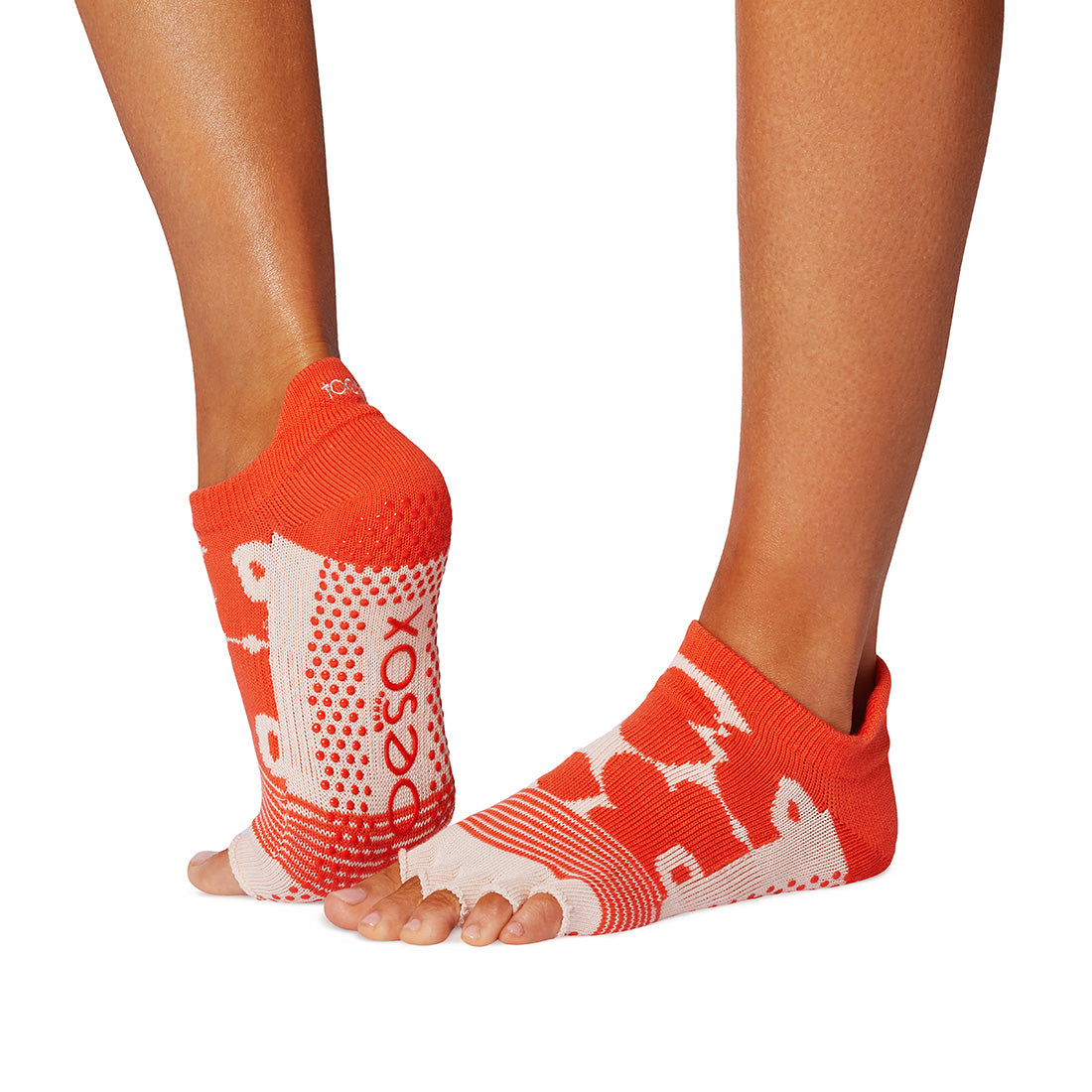 ToeSox Half Toe Low Rise Tec Grip Socks