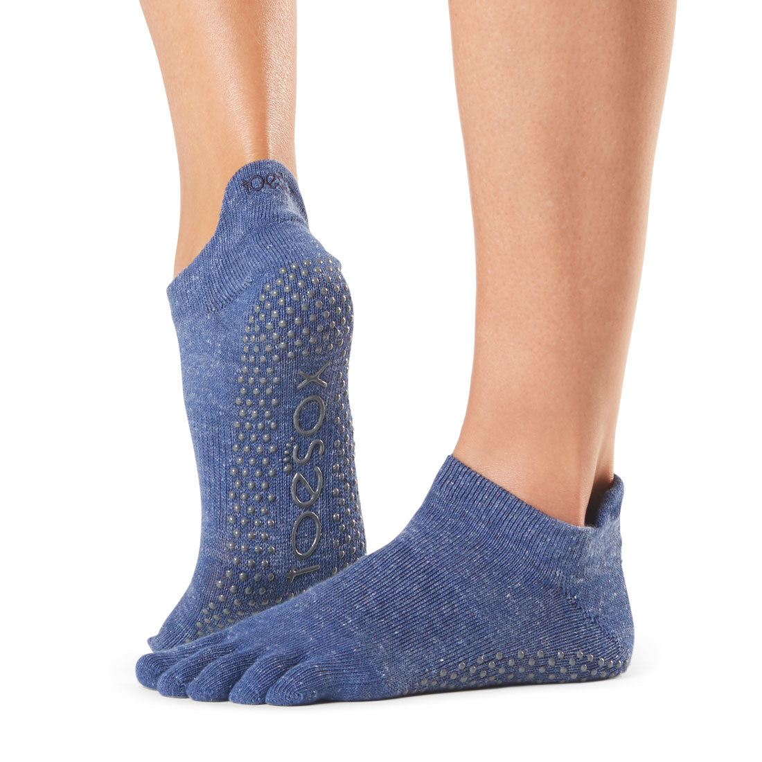 ToeSox Full Toe Low Rise Grip Socks