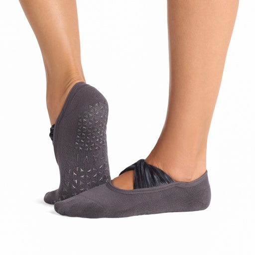 Tavi Grip Penny Socks in Glacial velvet