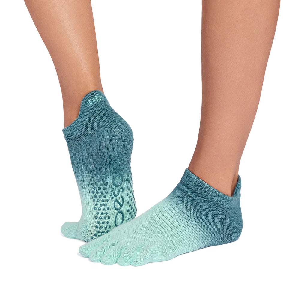 Pilates Start Rinkinys - High Waisted Balsam Tamprės + Grip Kojinės