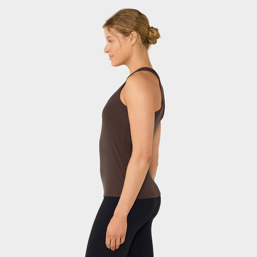 Perfect Fit Rib Tank Espresso