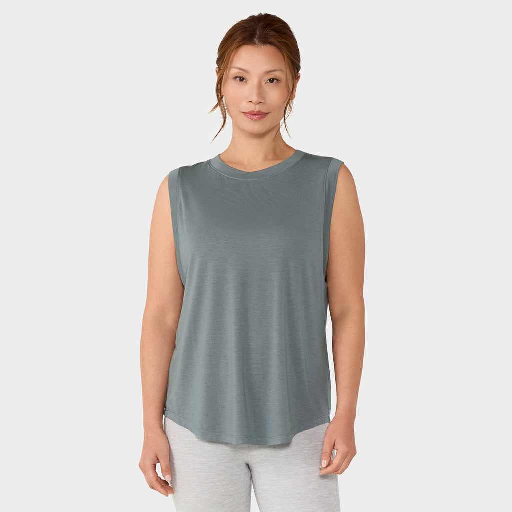 High Neck Muscle Tank Balsam