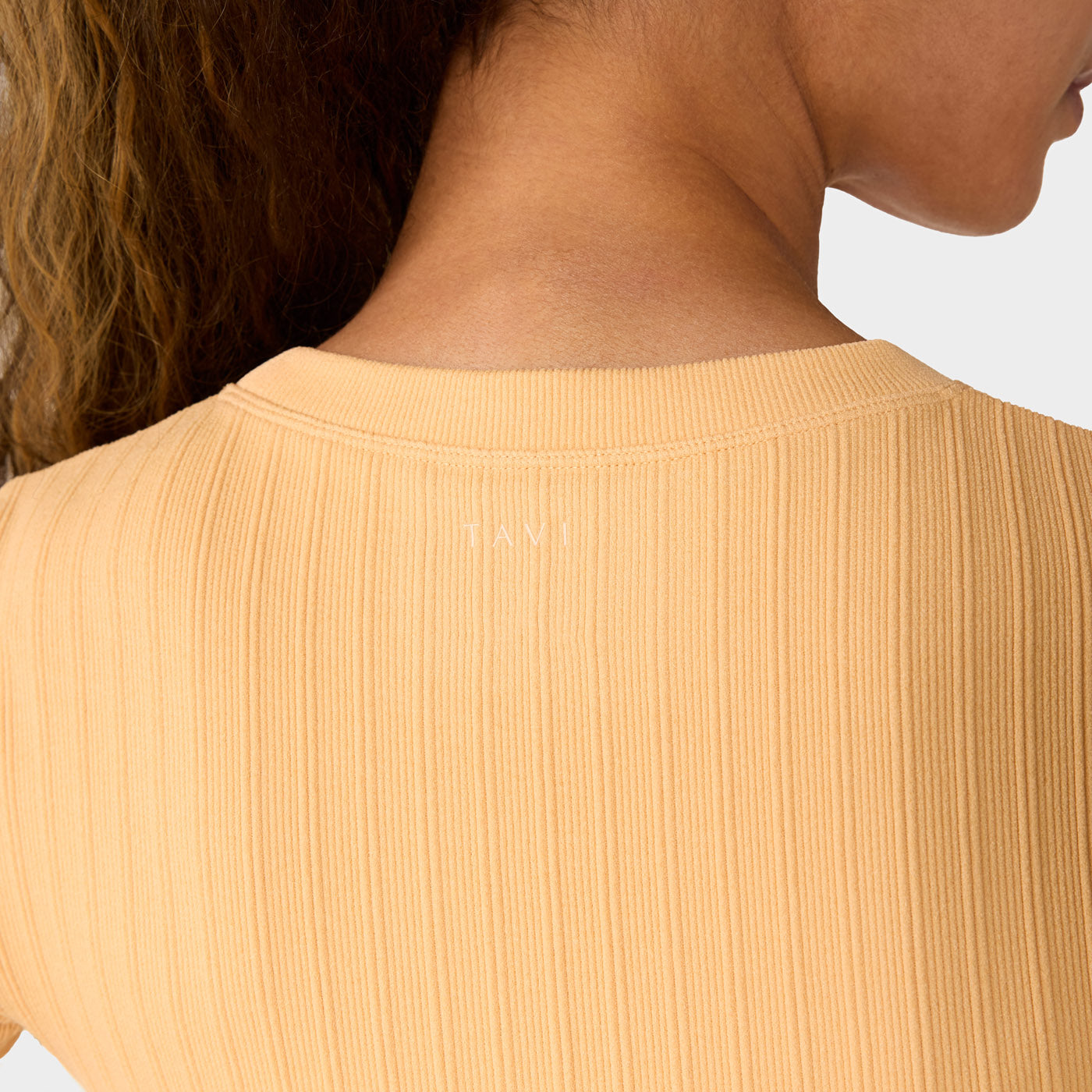 Seamless Rib Tee Sunrise