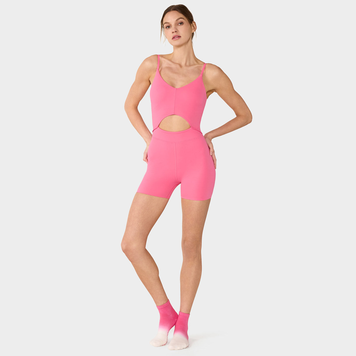 Alignment Bodysuit Sunset Pink